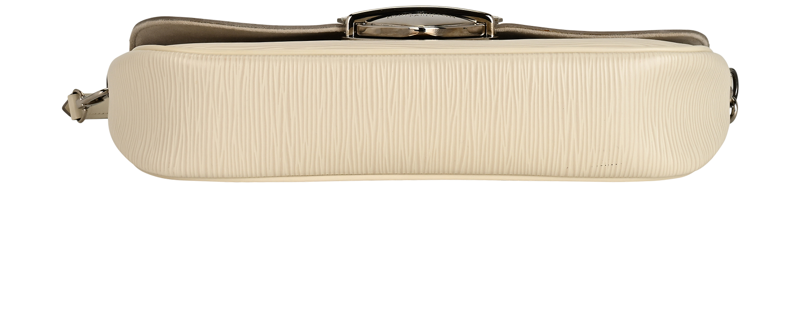 Montaigne Clutch, &pound;395, Handbags, White, Leather, Top view